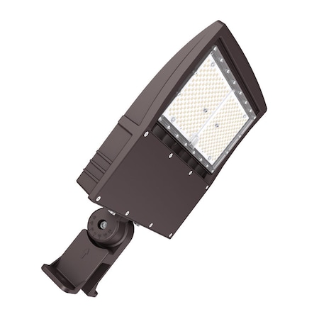 Beyond Led Technology LED Area Light, 100 Watt, 16000 Lumens, 5000K, 120V-277V, Yoke Mount, Bronze Housing BLT-S-G14B-100WBT3A4-BR10SP5-y-Br